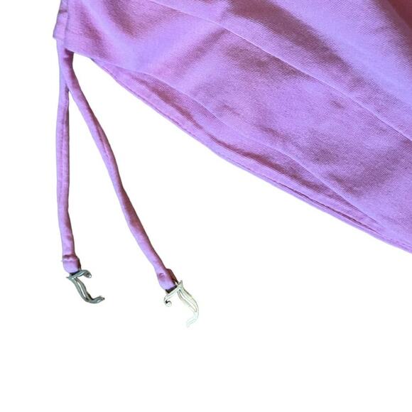 Juicy Couture Pink two piece pink swim cover up size xl with gold accents - Picture 7 of 10